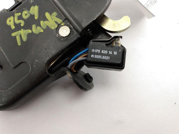 Mercedes SLK230 Trunk Lock Mechanism