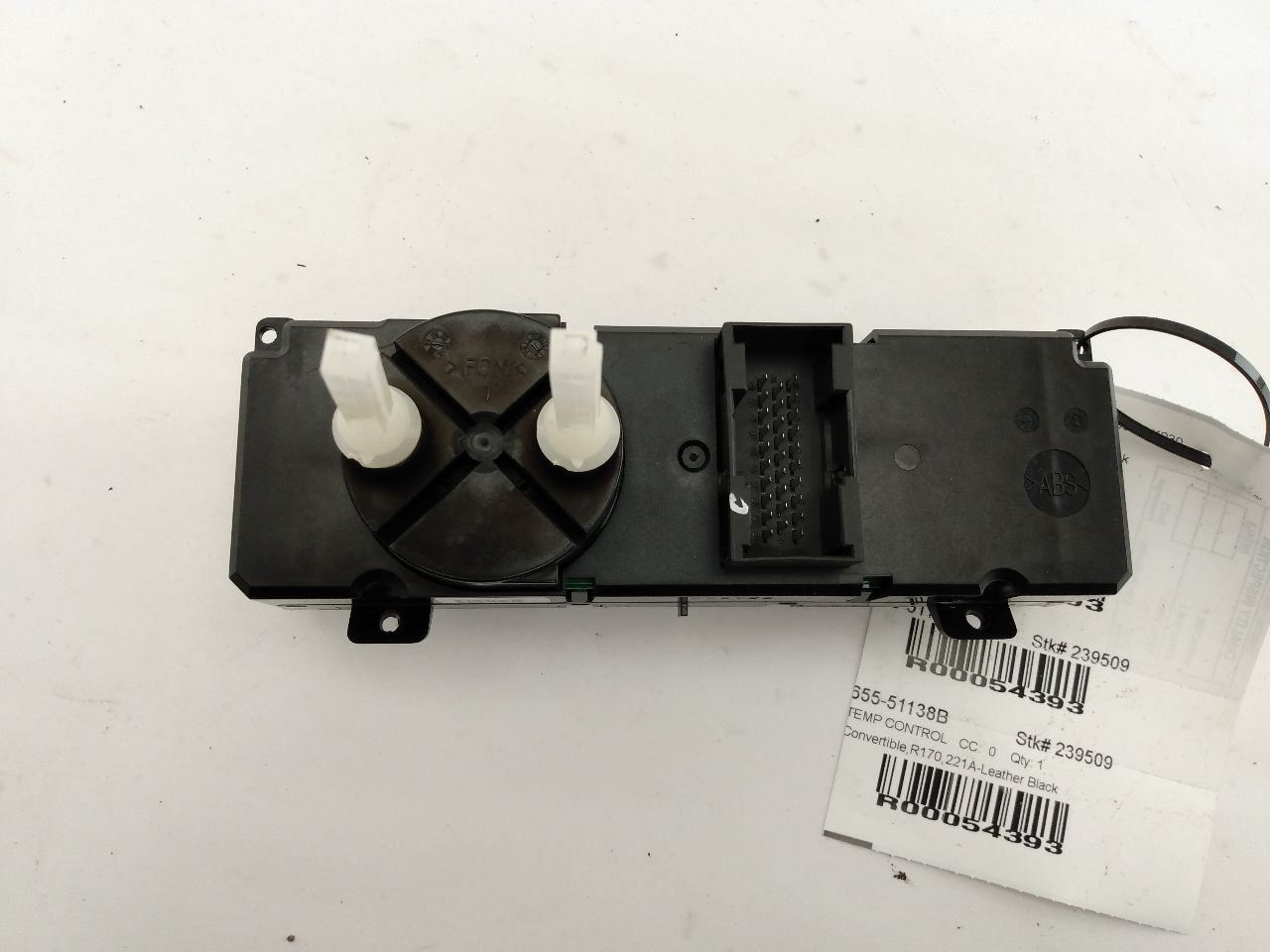 Mercedes SLK230 Temperature Control Unit