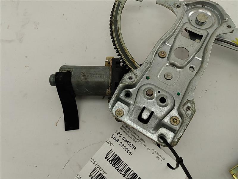 Mercedes SLK230 Front Passenger Door Window Regulator - 0