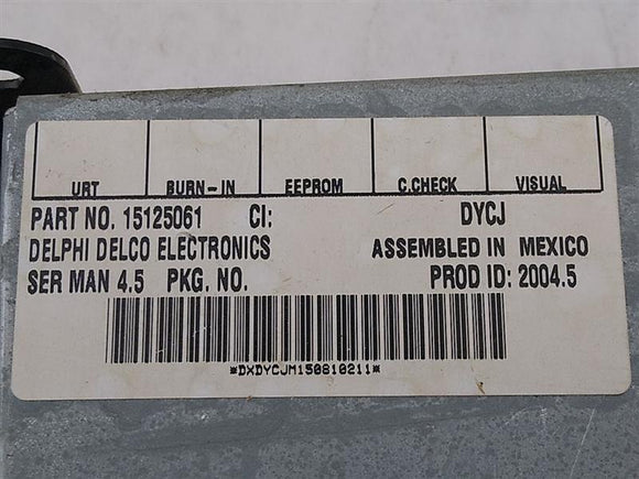 Pontiac Grand Prix Sirius XM Satellite Radio Tuner Module