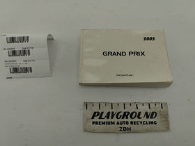 Pontiac Grand Prix Owner's Manual