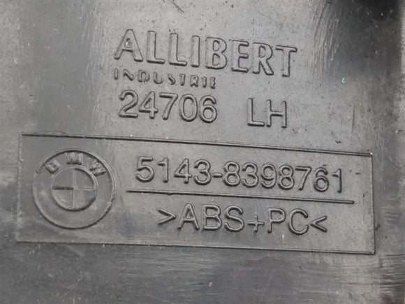 BMW Z3 Left Roll Bar Seat Belt Trim Cover