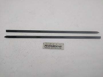 BMW 650I Pair Of Rear Lower Quarter Glass Trim