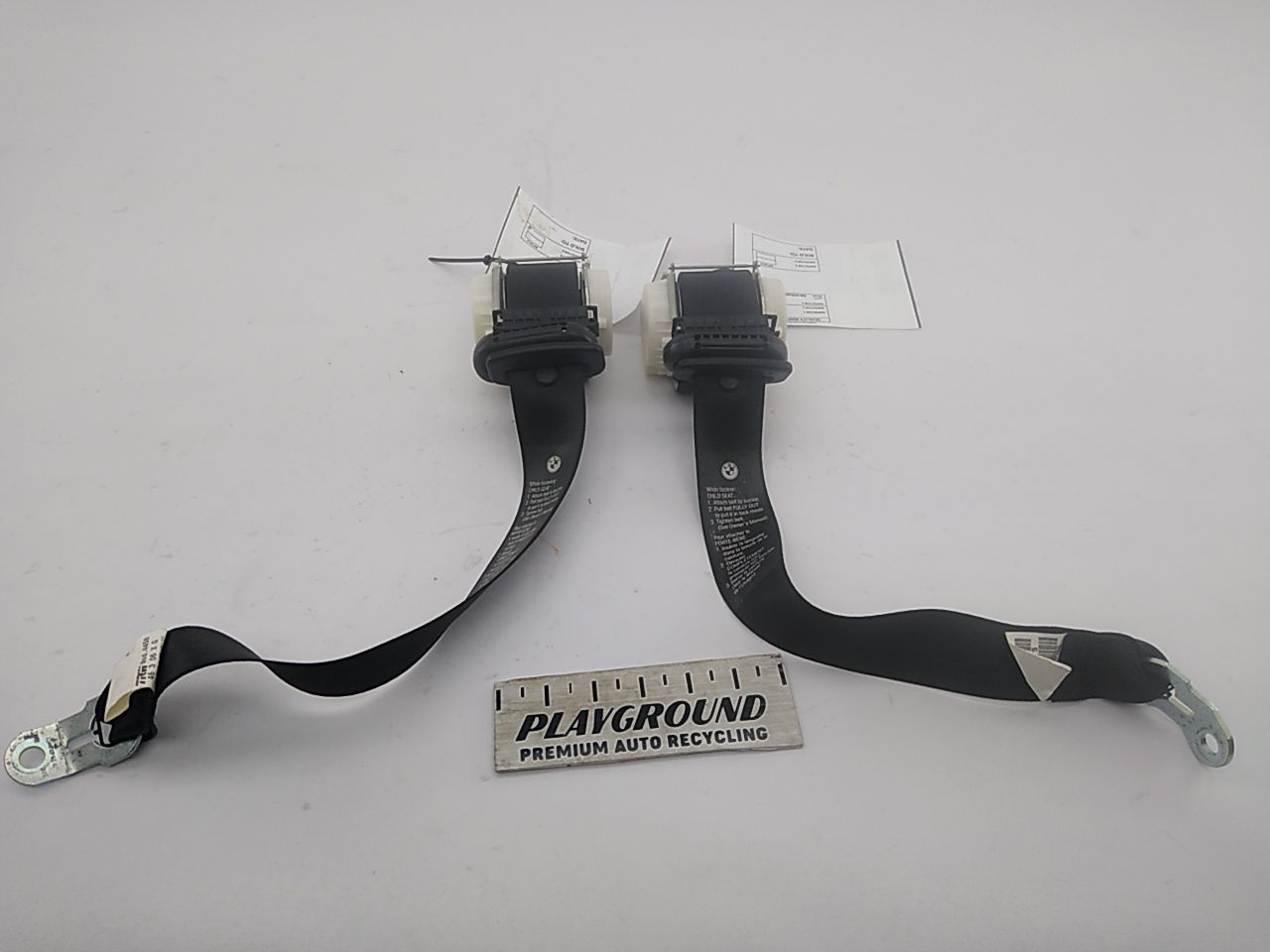 BMW 650I Pair Of Rear Seat Belt Retractors