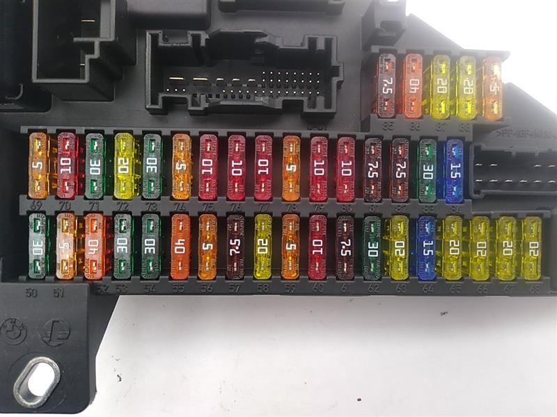 BMW 650I Trunk Fuse Box