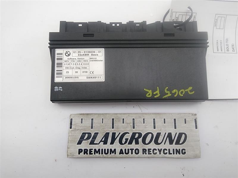 BMW 650I Comfort Body Control Module