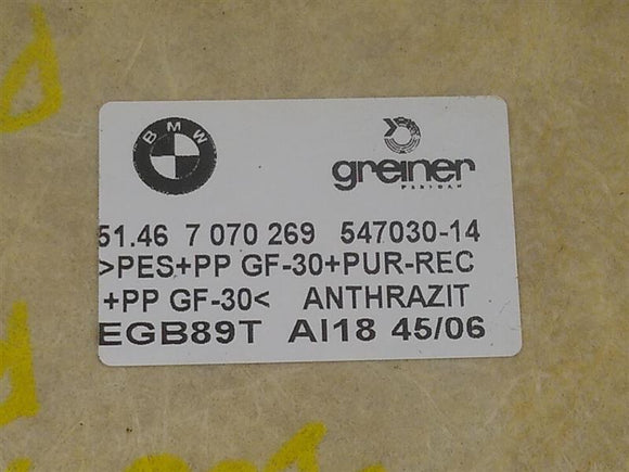 BMW 650I Rear Window Parcel Shelf