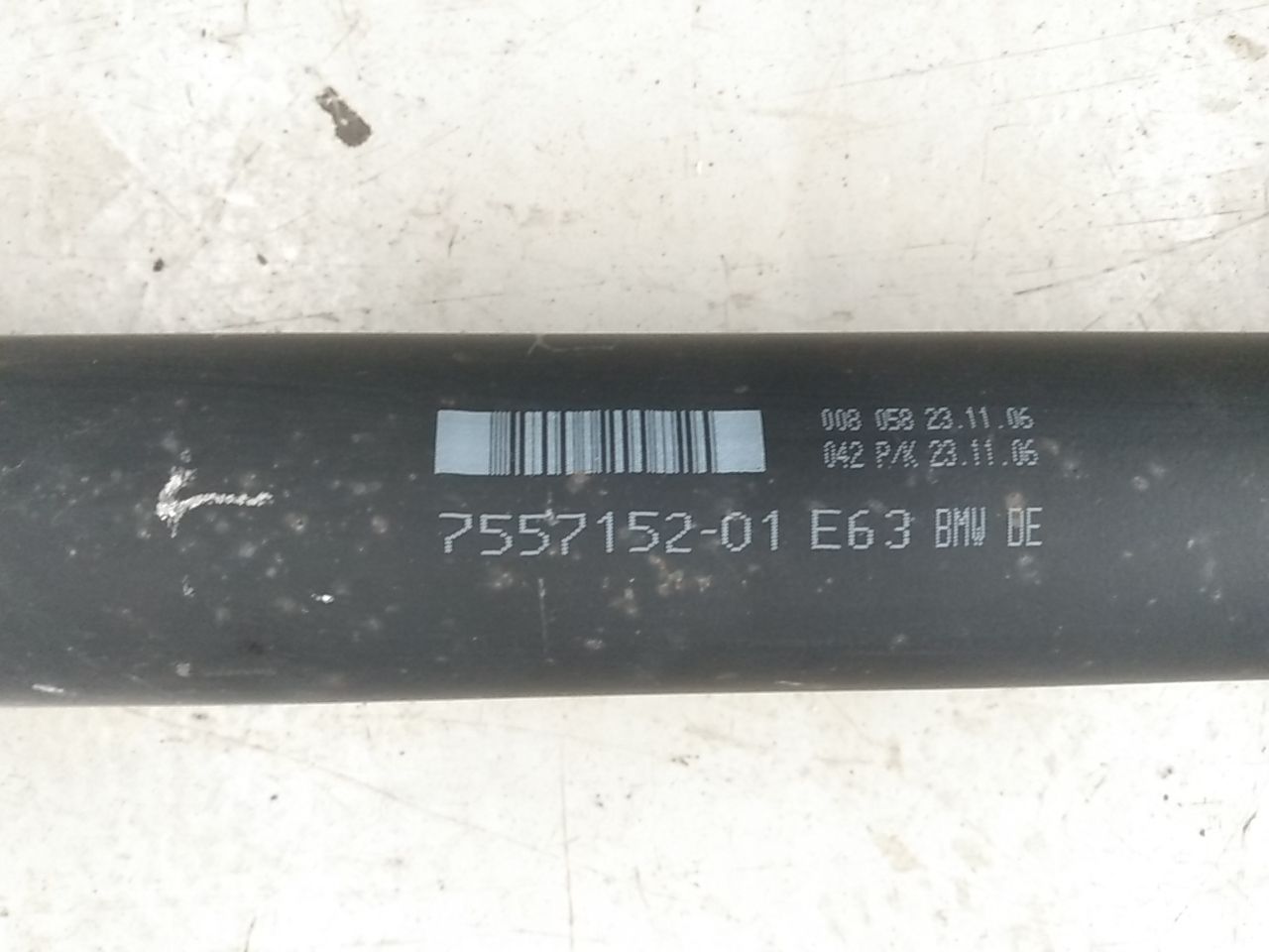 BMW 650I Rear Drive Shaft