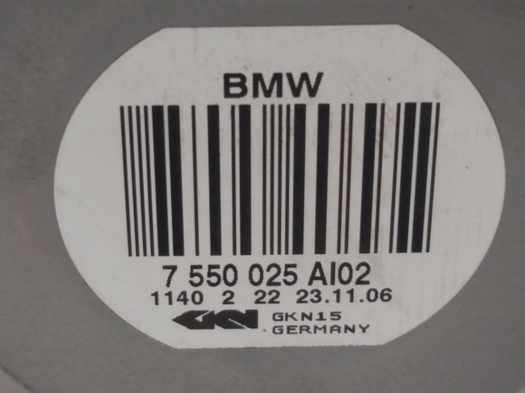 BMW 650I Rear Right Axle Shaft