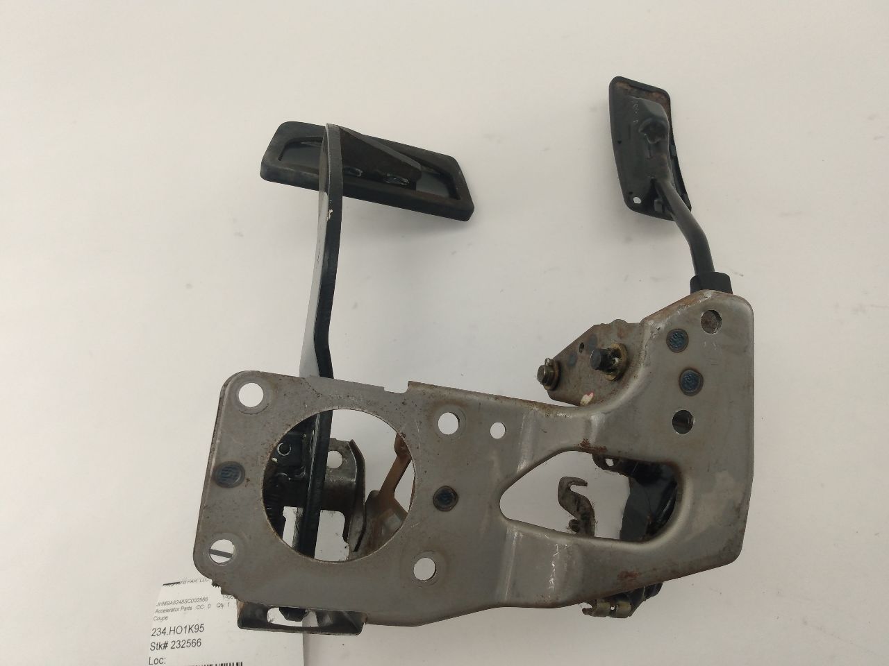 Honda Prelude Accelerator and Brake Pedal Assembly