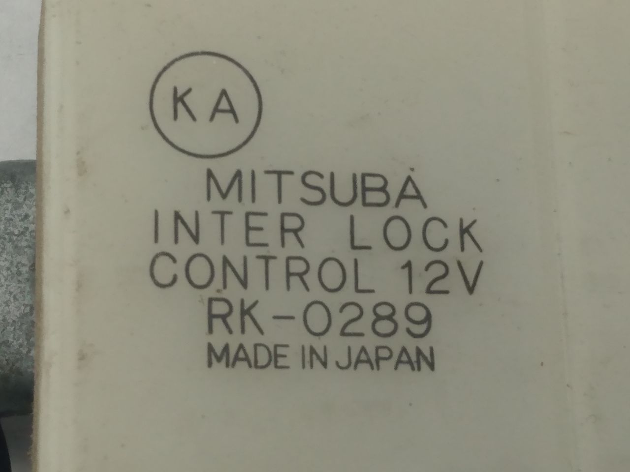 Honda Prelude Mitsuba Interlock Control Mudule