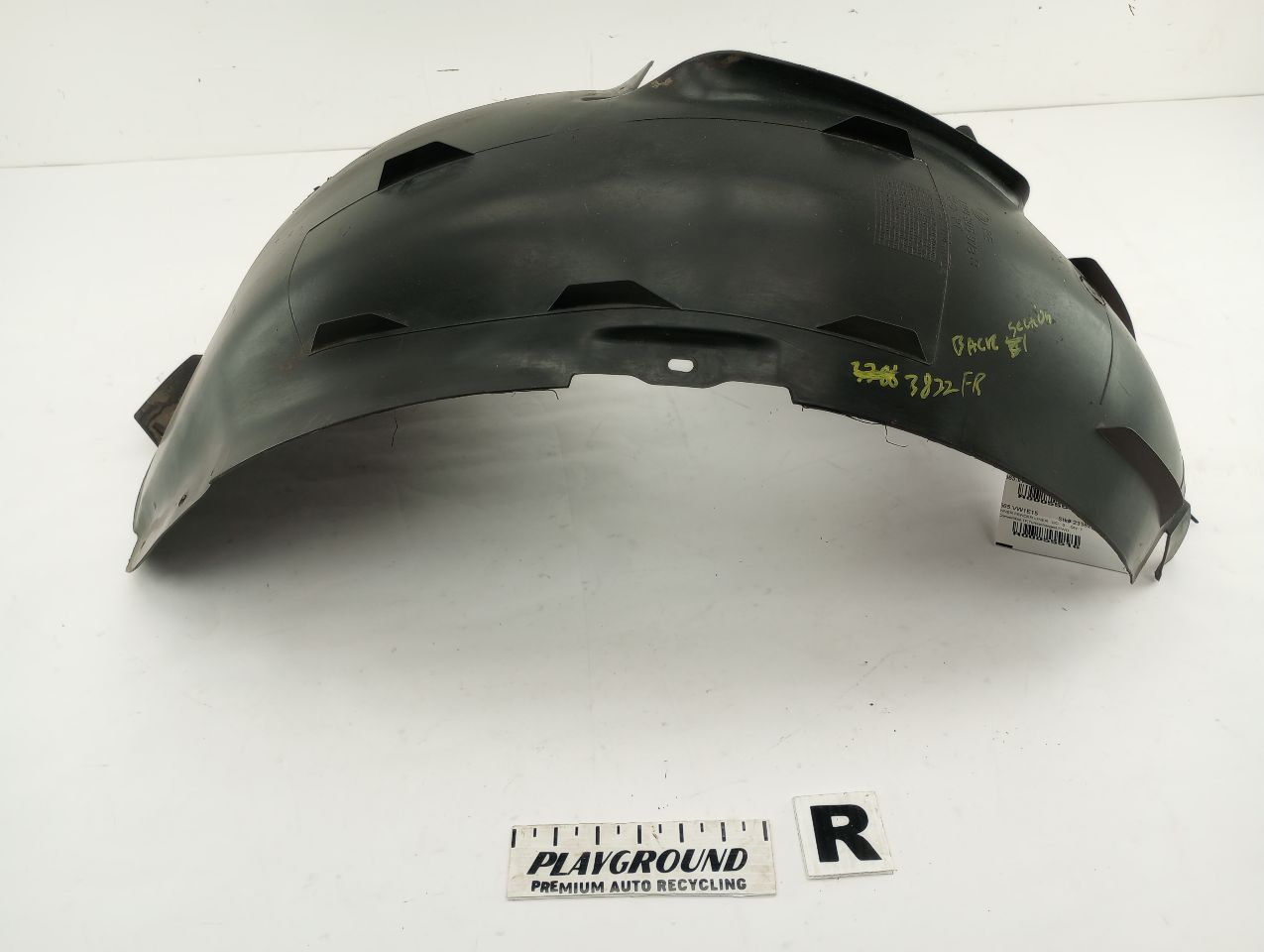 Volkswagen Eos Front Right Fender Liner Rear Section