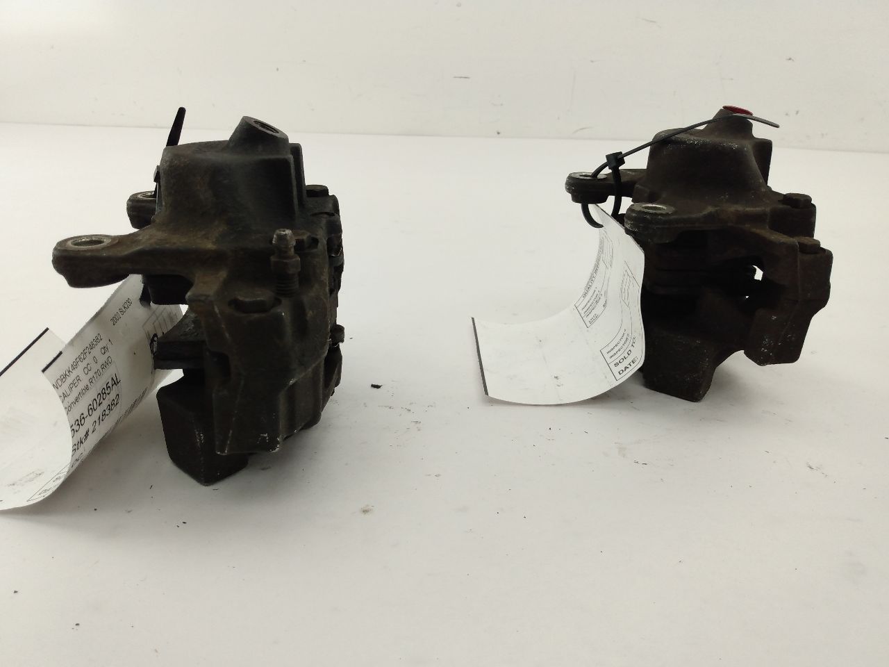 Mercedes SLK230 Pair Of Rear Calipers