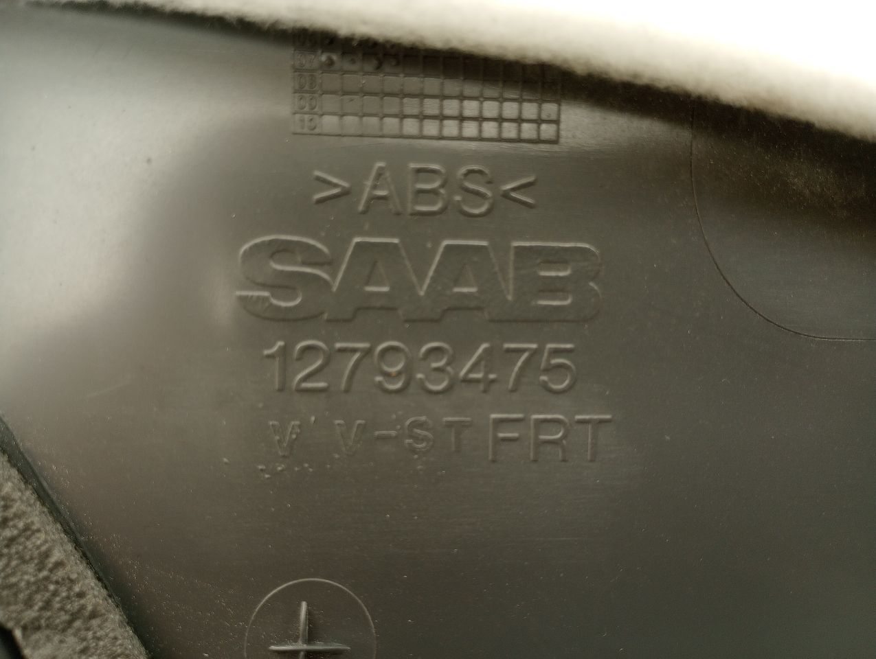 Saab 9-3 Console Trim Set