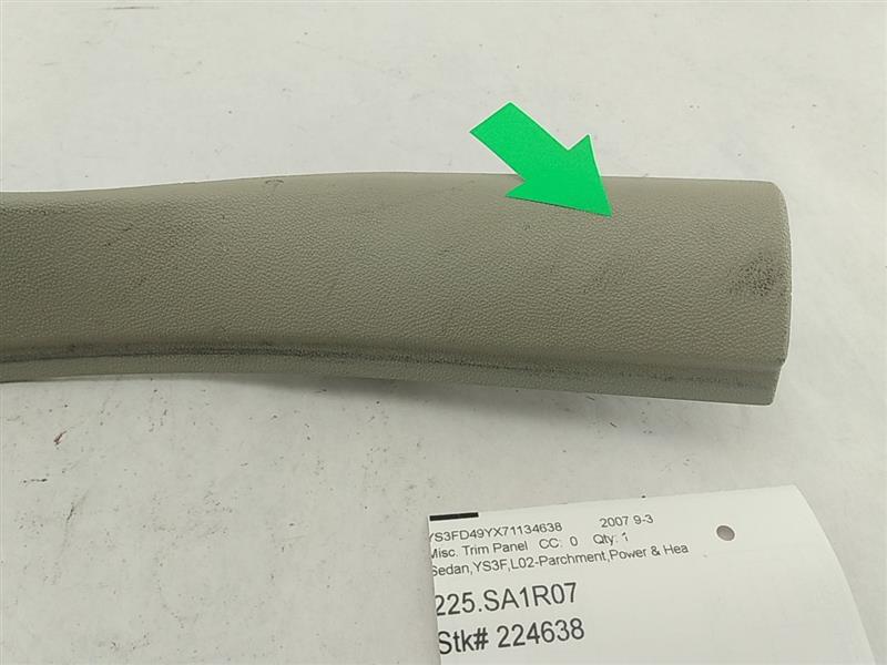 Saab 9-3 Rear Right Lower Kick Trim