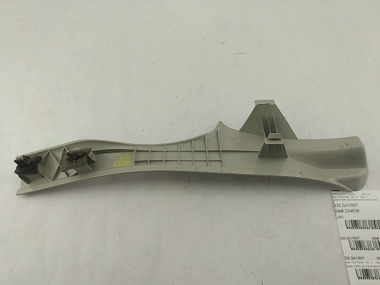 Saab 9-3 Rear Right Lower Kick Trim