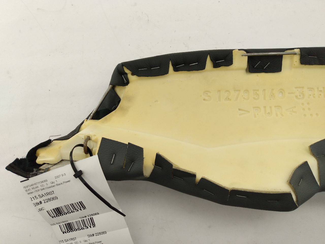 Saab 9-3 Rear Right Seat Cushion Side