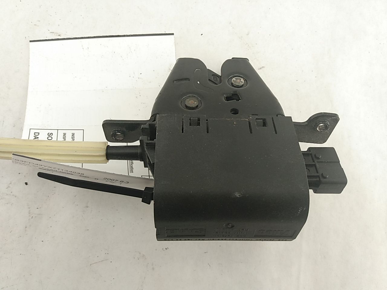 Saab 9-3 Trunk Latch