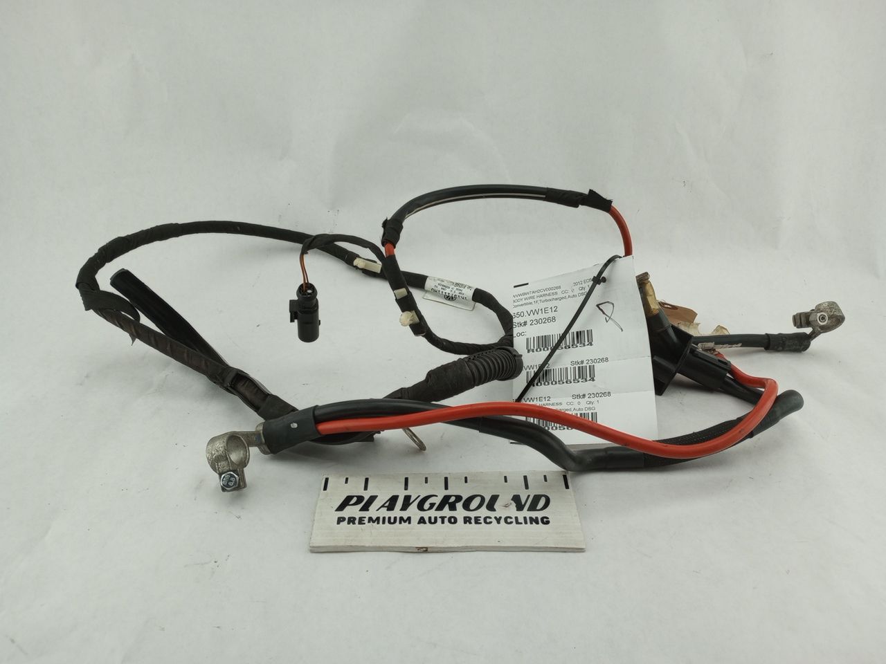 Volkswagen Eos Power Steering Wire Harness And Battery Cables