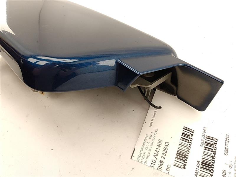 Hummer H3 Front Right Fender Cowl Cap