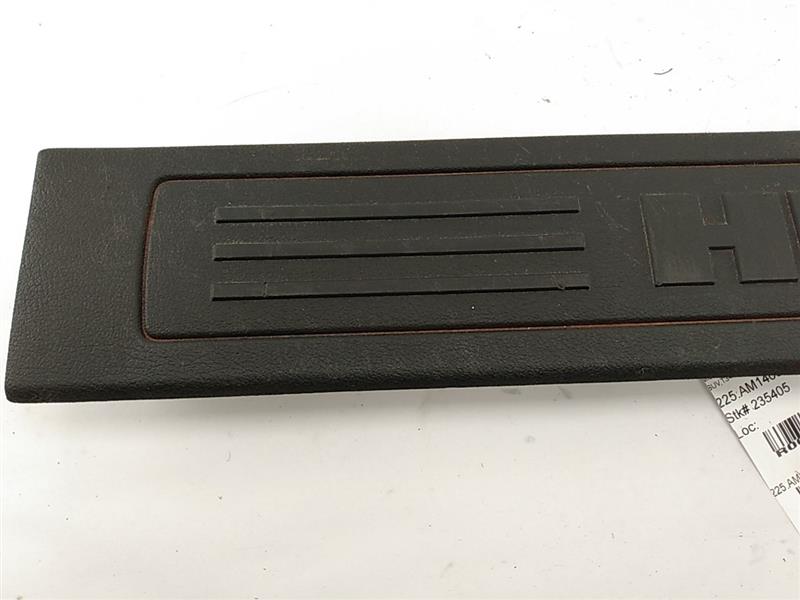 Hummer H3 Rear Trunk Door Sill Plate - 0