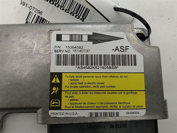 Hummer H3 Air Bag Control Module