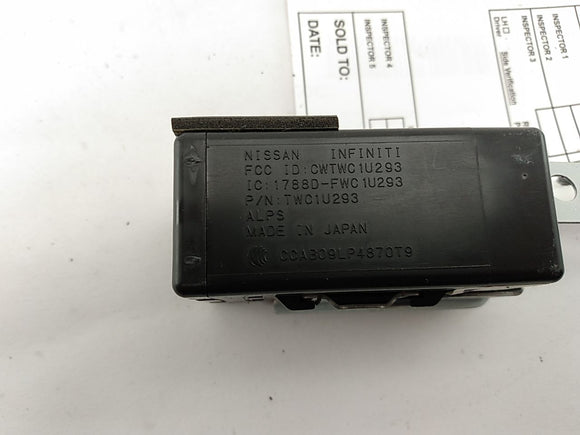 Infiniti G37 Anti Theft Door Locking Control Module