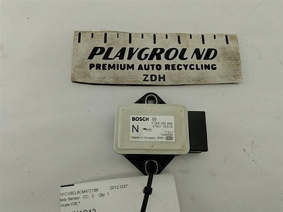 Infiniti G37 Yaw Rate Sensor