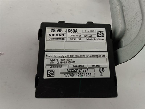 Infiniti G37 Keyless Entry Control Module