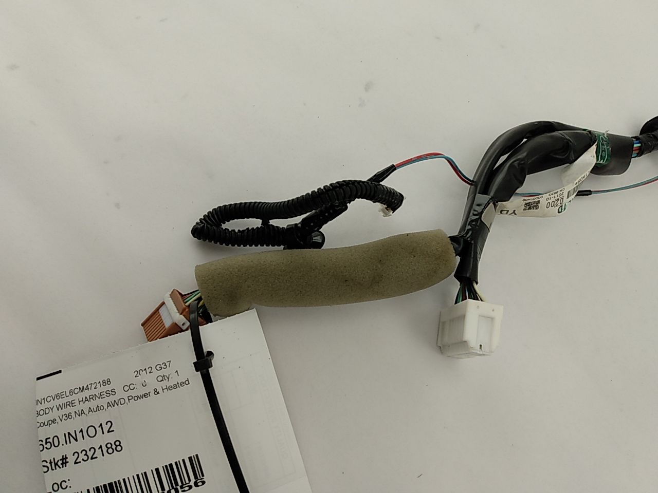 Infiniti G37 Front Left Door Wire Harness - 0