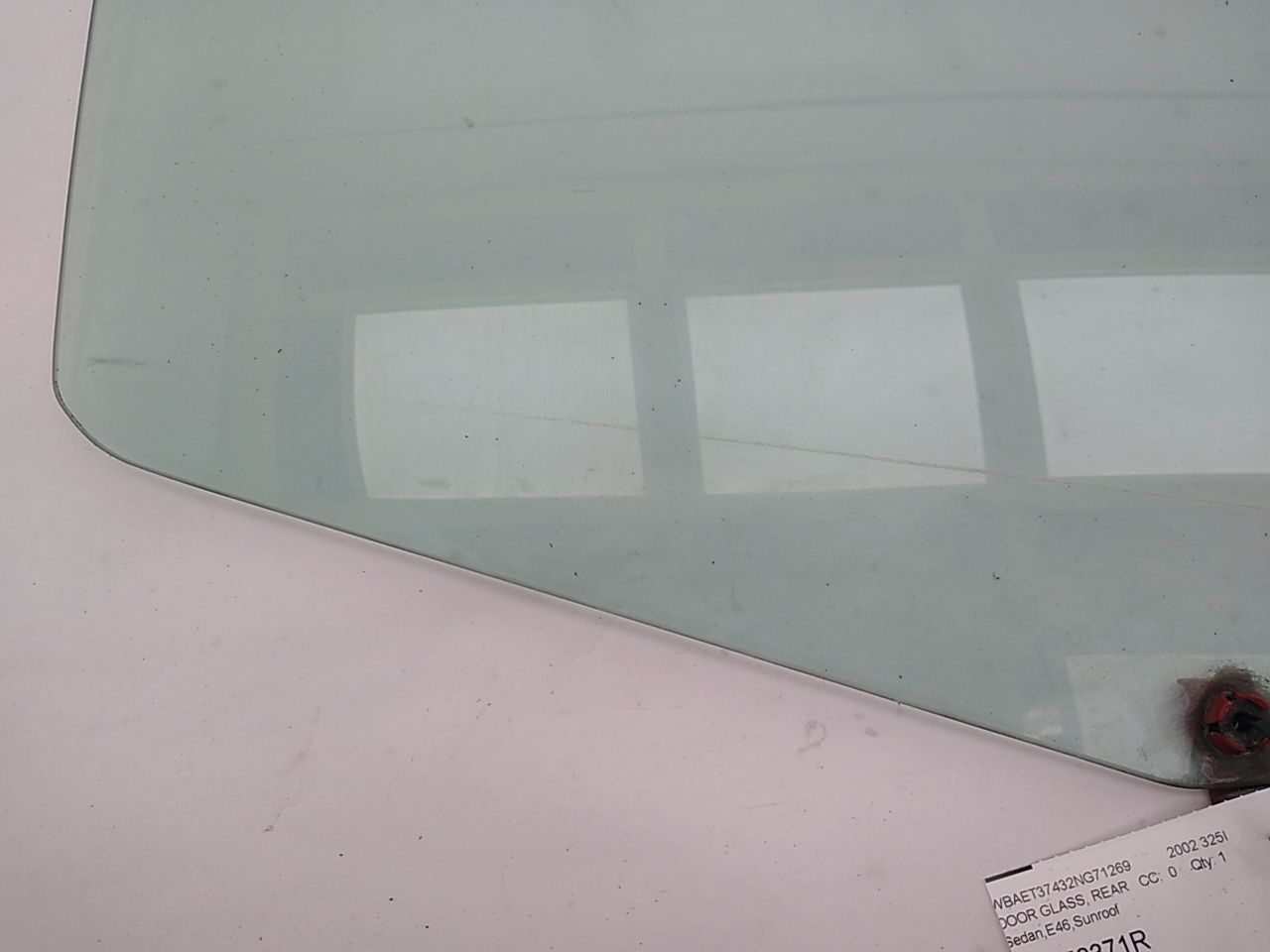 BMW 325I Rear Right Door Glass - 0