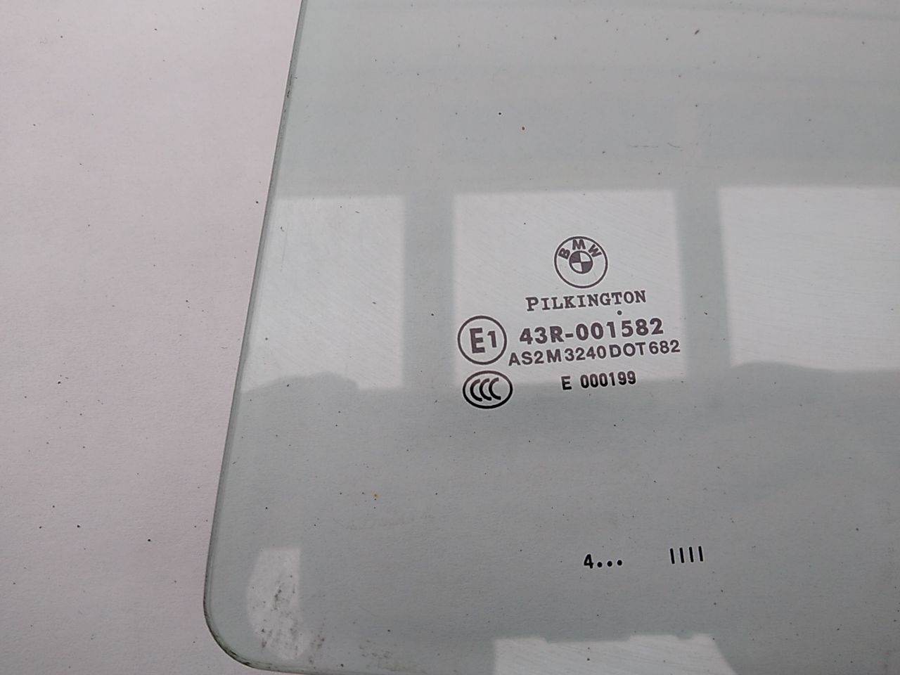 BMW 325I Rear Left Door Glass