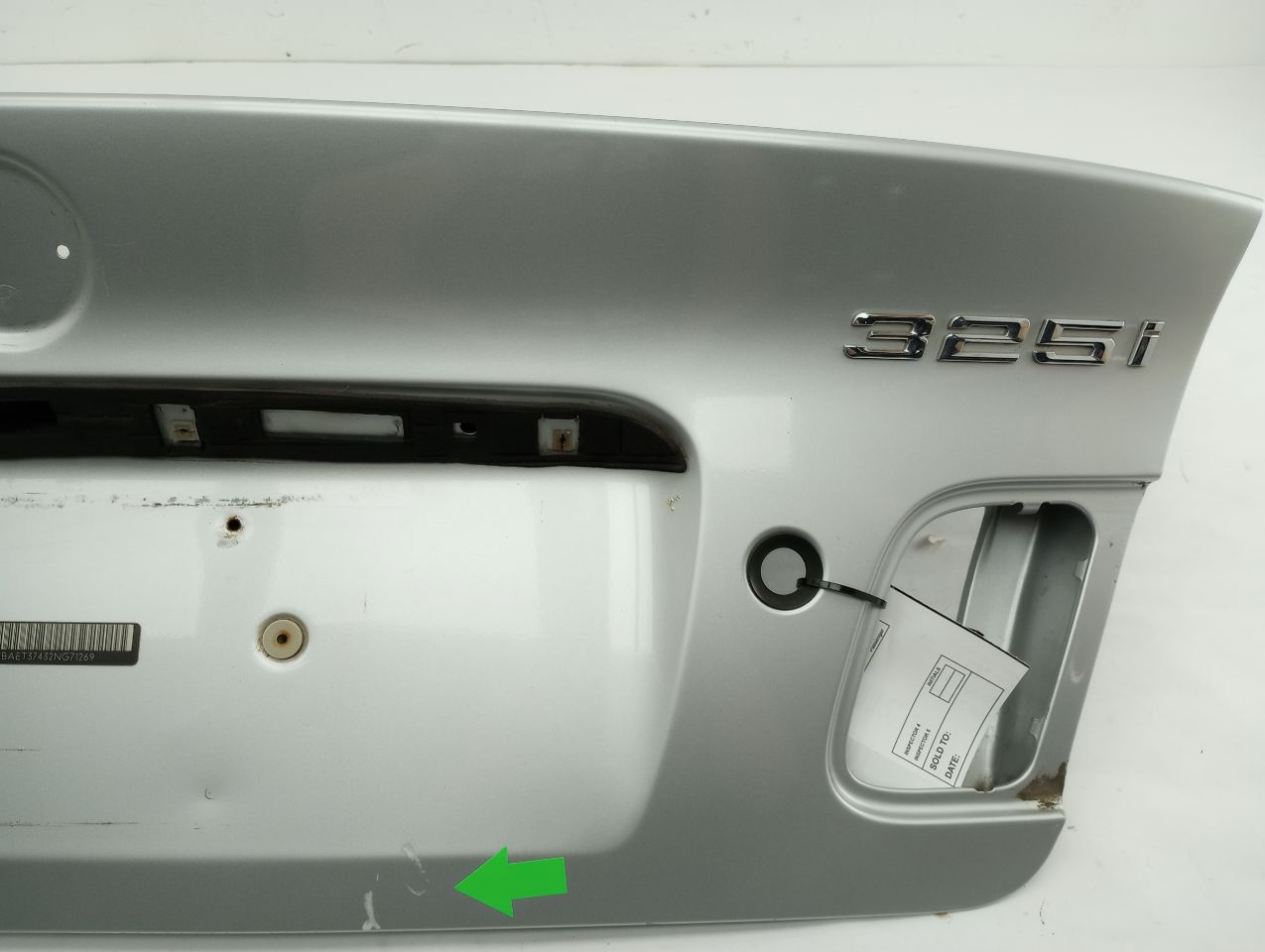 BMW 325I Trunk Lid