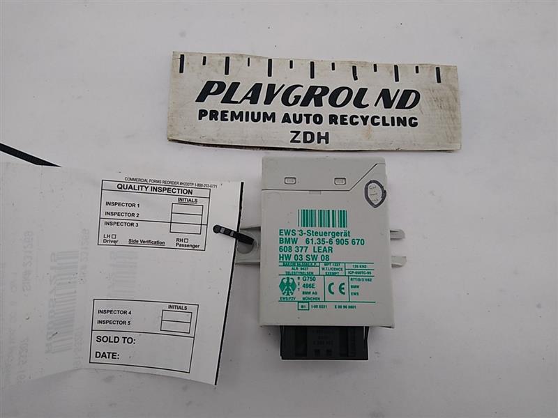 BMW 325I Immobilizer Control Module