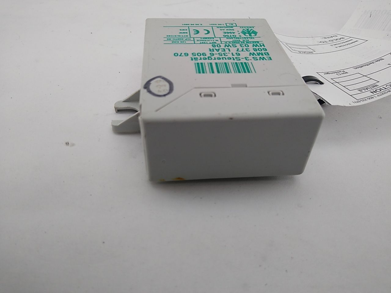 BMW 325I Immobilizer Control Module