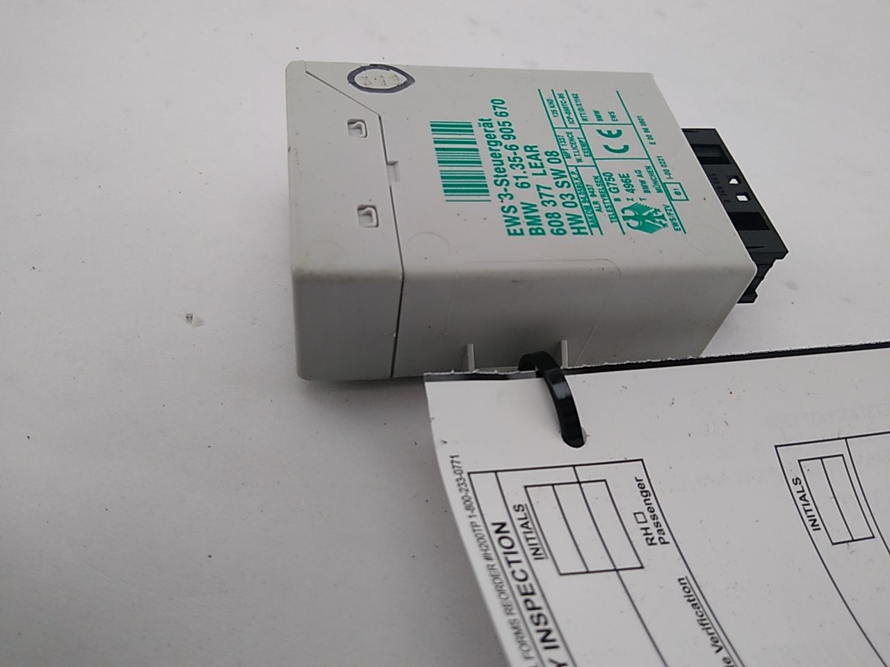 BMW 325I Immobilizer Control Module