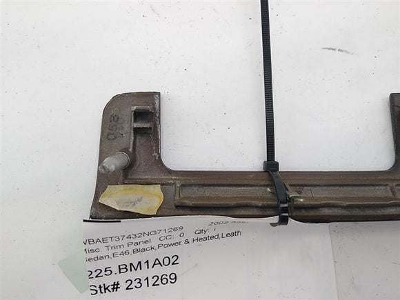 BMW 325I Front Headlight Switch Wood Trim