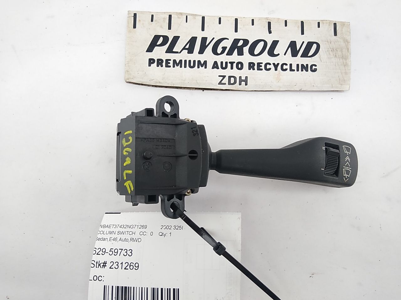 BMW 325I Wiper Column Switch