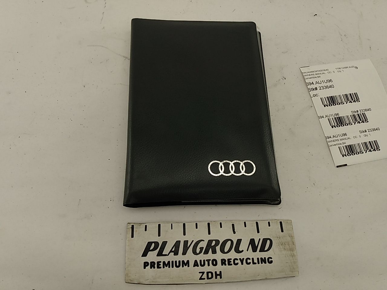 Audi Cabriolet Owner's Manual