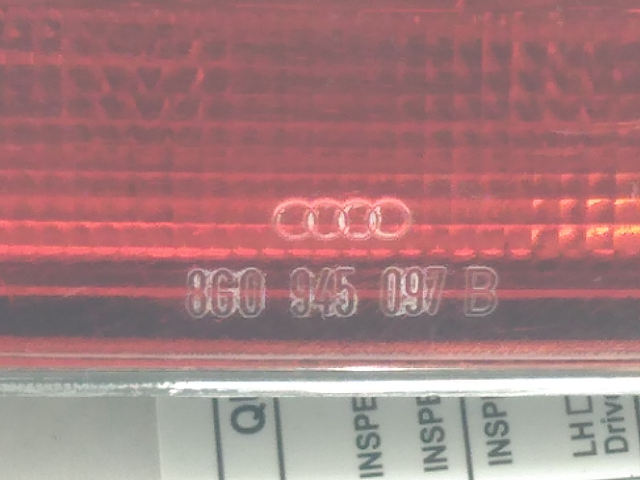 Audi Cabriolet Third Brake Light