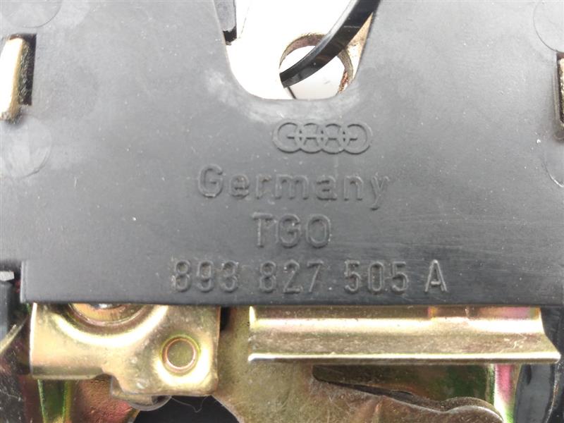 Audi Cabriolet Trunk Latch