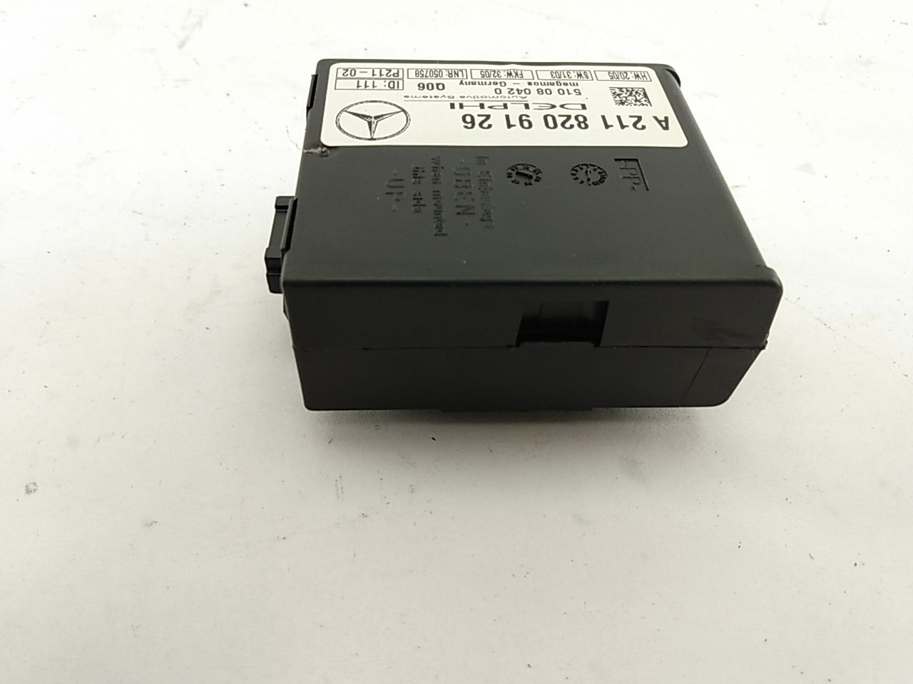 Mercedes SLK350 Anti Theft Alarm Control Module