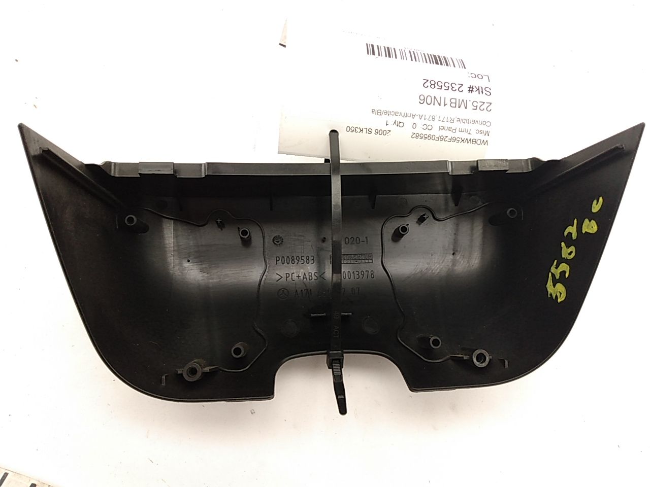 Mercedes SLK350 Dashboard Fairing Cover