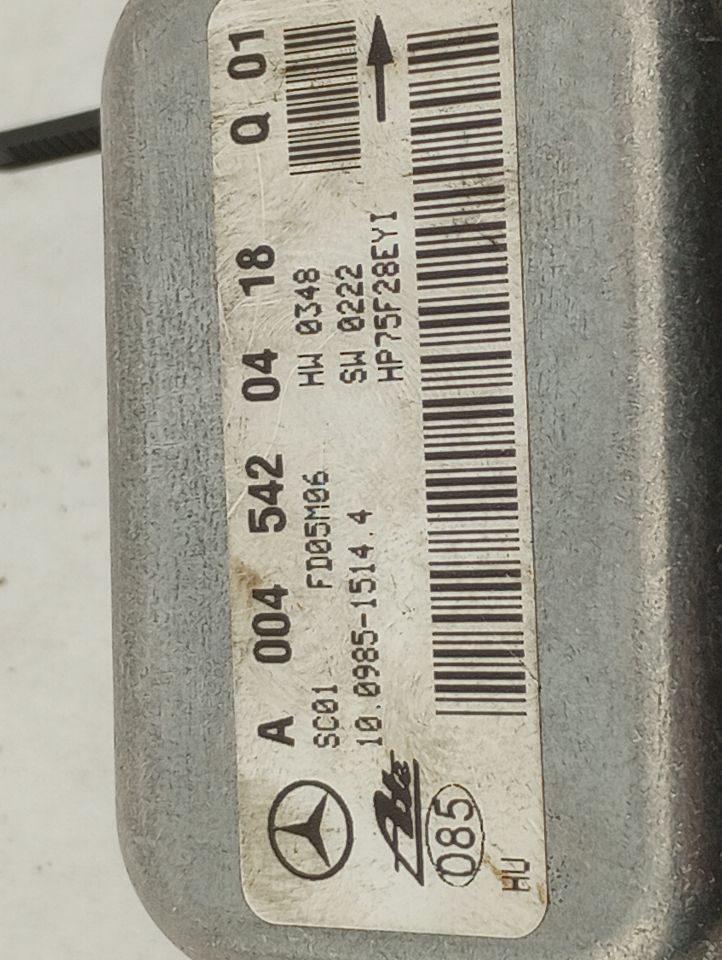 Mercedes SLK350 Yaw Rate Sensor