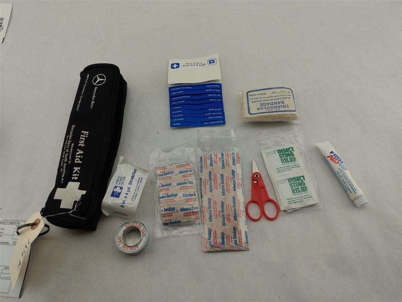 Mercedes SLK230 Emergency First Aid Kit Bag Assembly