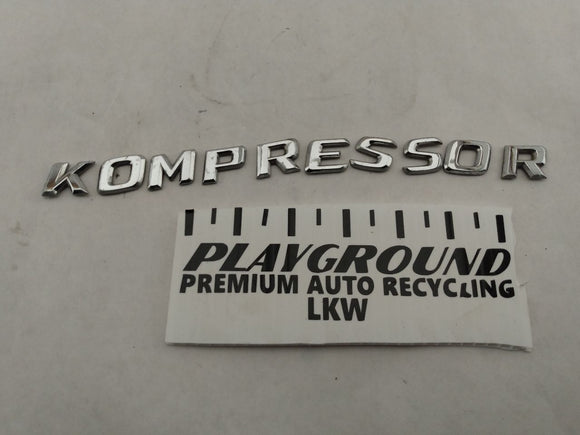 Mercedes SLK230 Front Left Fender Badging