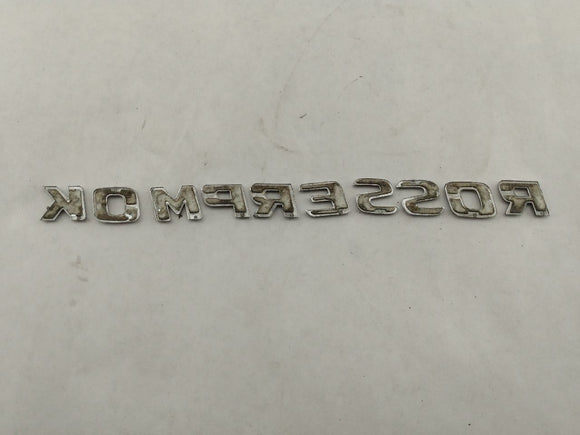 Mercedes SLK230 Front Right Fender Badging