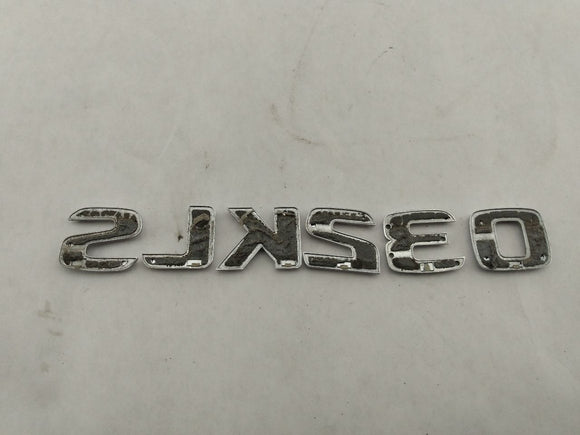 Mercedes SLK230 Trunk Lid Badging