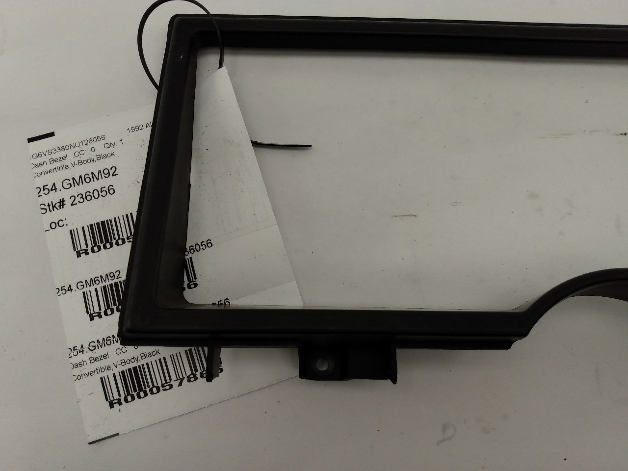 Cadillac Allante Instrument Cluster Surround Trim Bezel - 0