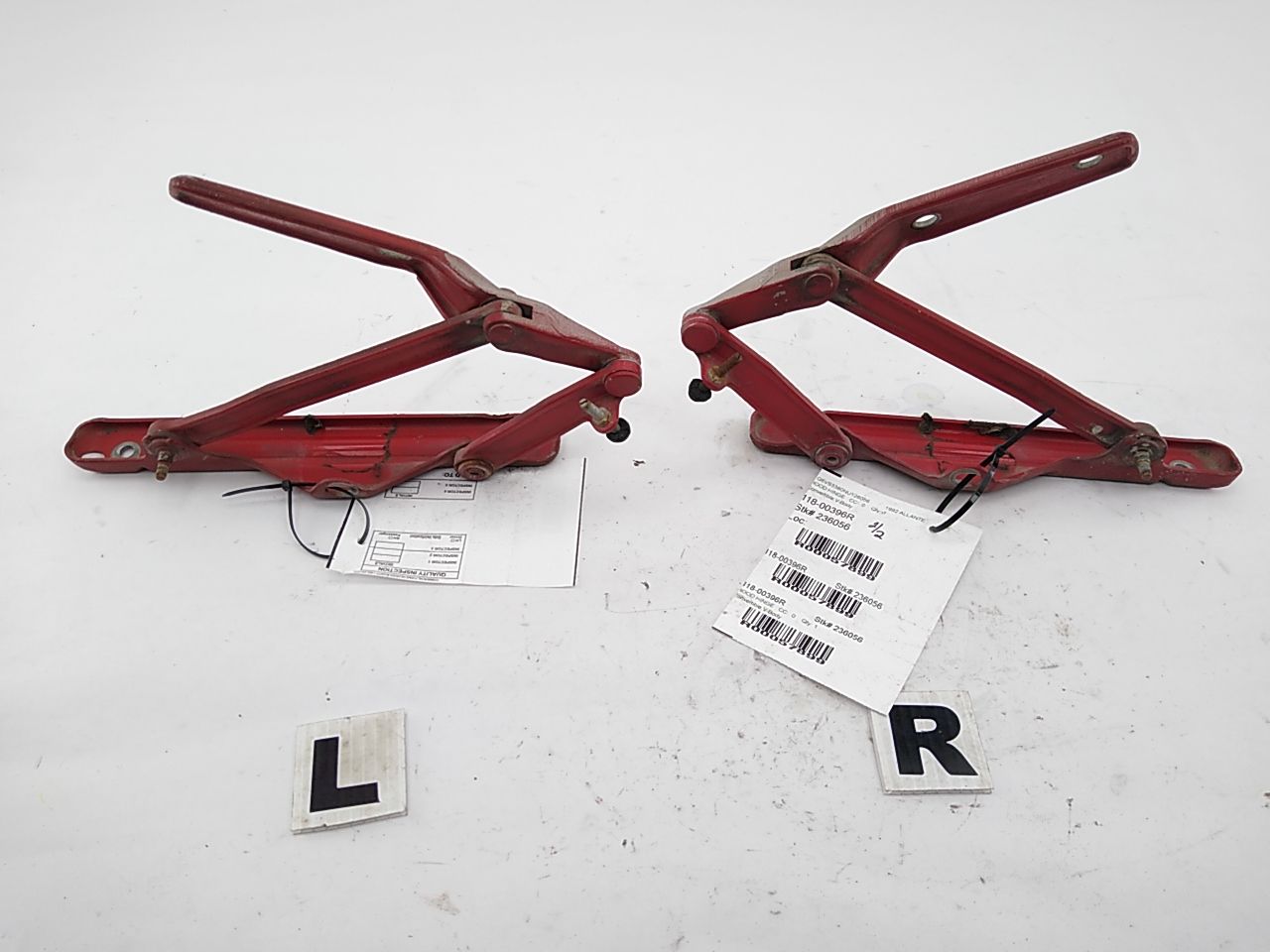 Cadillac Allante Pair of Hood Hinges - 0